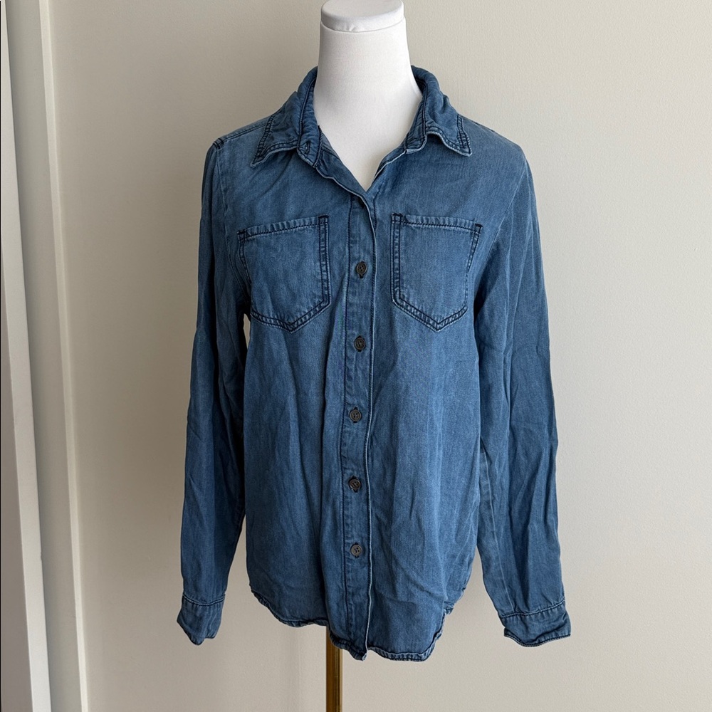 Vici Blue Button Down Shirt